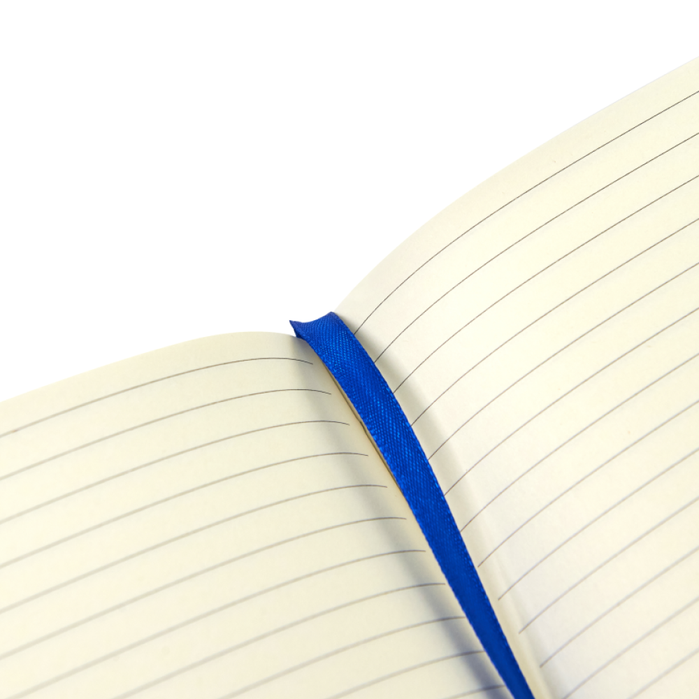 Блокнот "1818-16", А5, 96 листов, на резинке, синий - 3