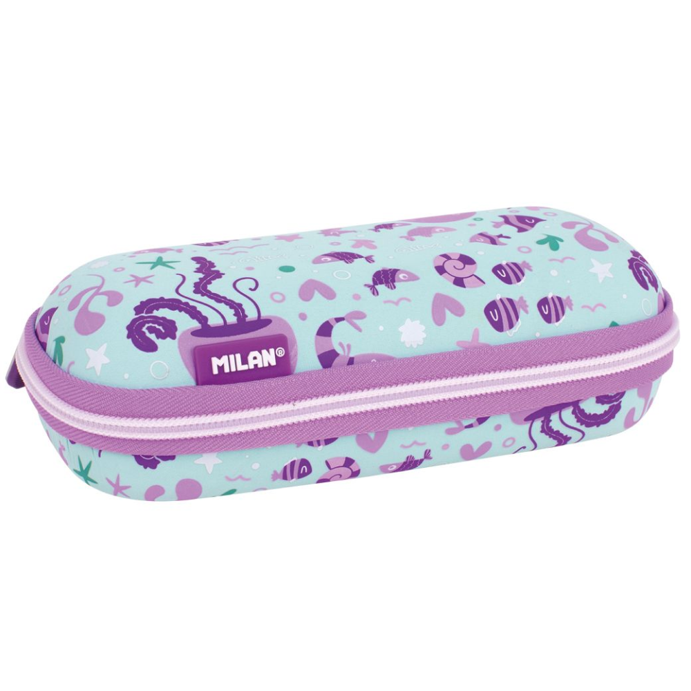 Пенал Milan "Sea", 1 отделение, бирюзовый