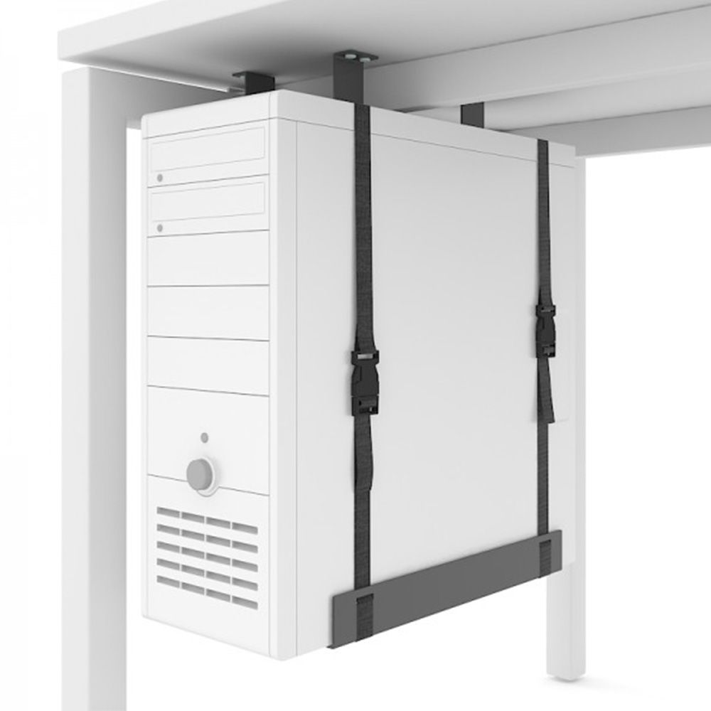 Держатель системного блока с ремнями, серый 