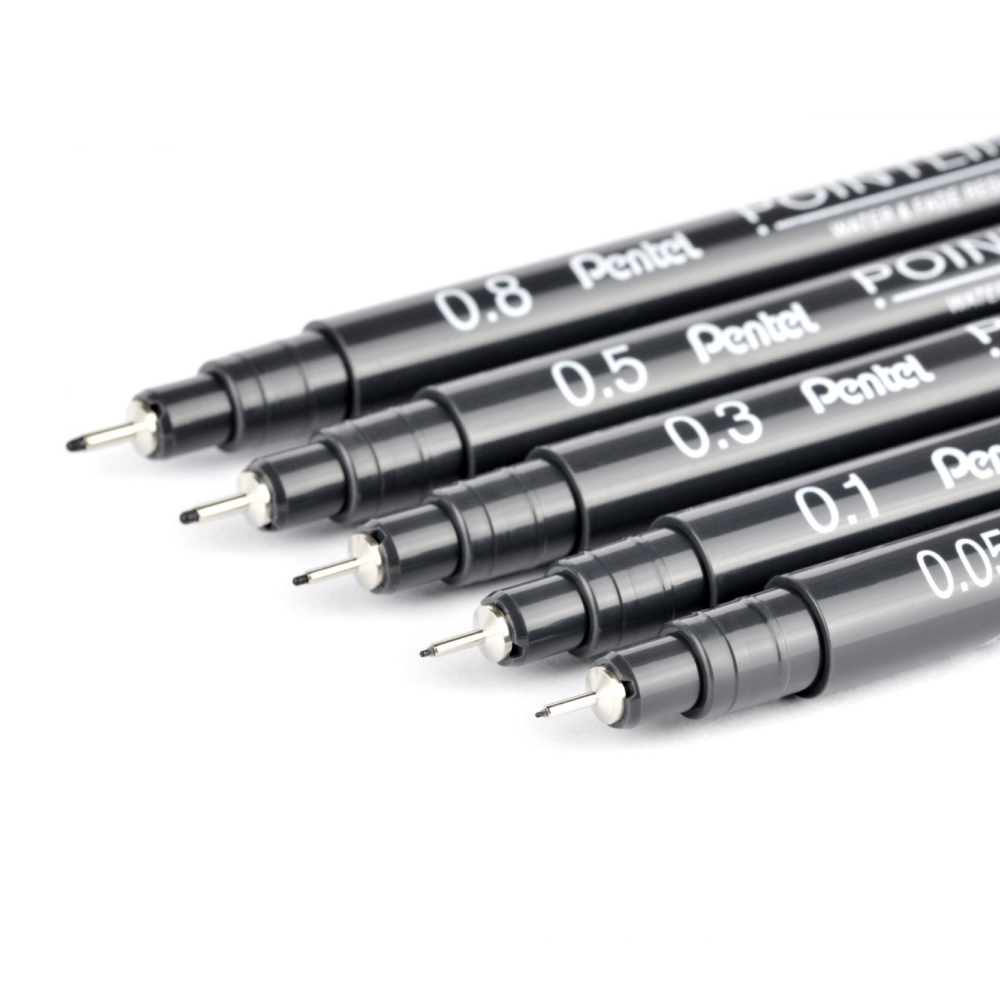 Набор ручек капиллярных "Pointliner", 14 шт, ассорти - 4