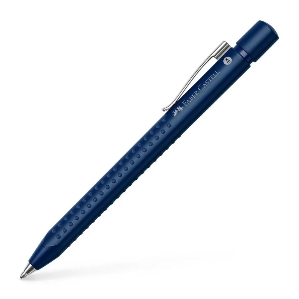 Ручка шариковая автоматическая "Faber-Castell Grip 2011", 0.7 мм, синий, стерж. синий