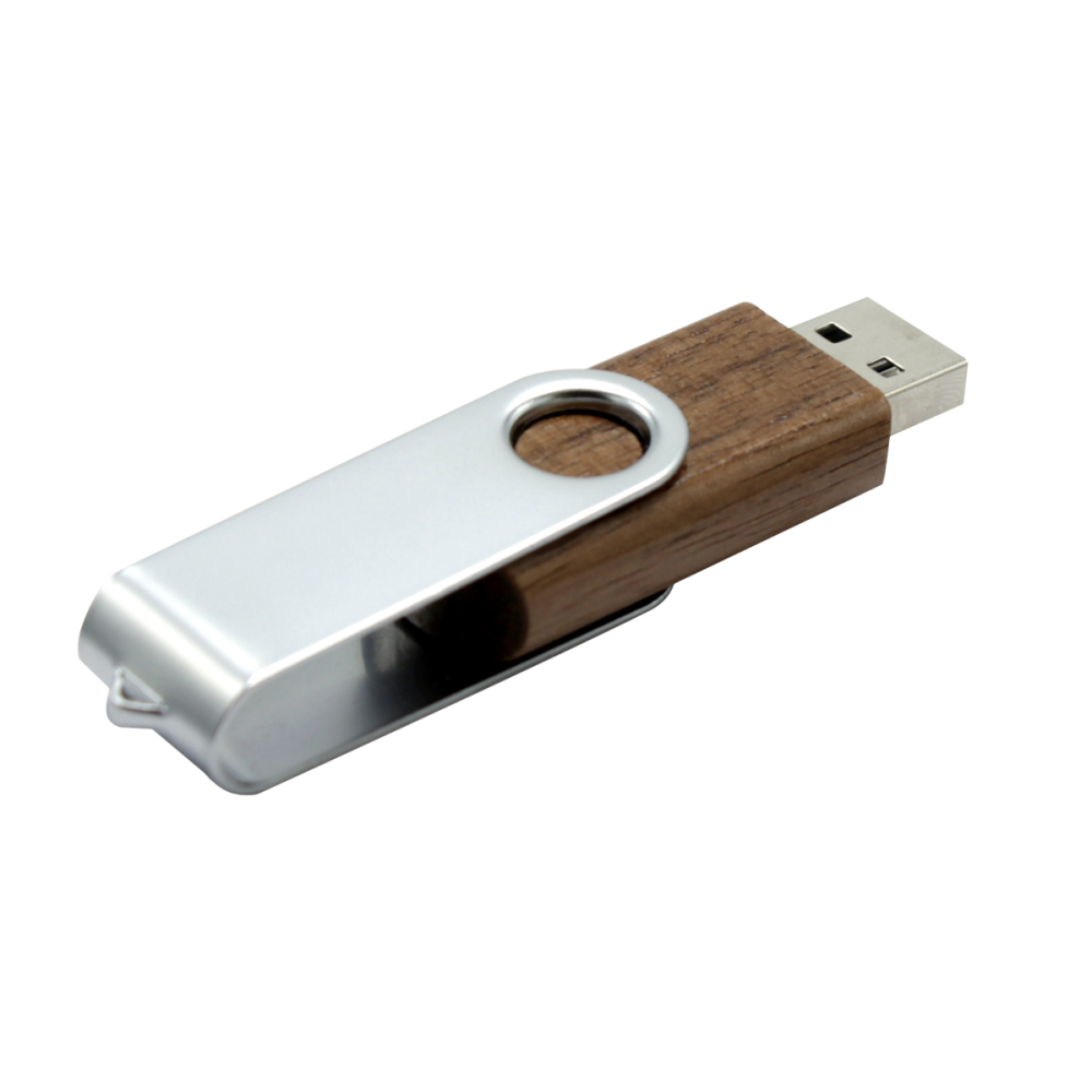 USB Flash 2.0 16 Gb VDF-008, пластик, метал, древесный