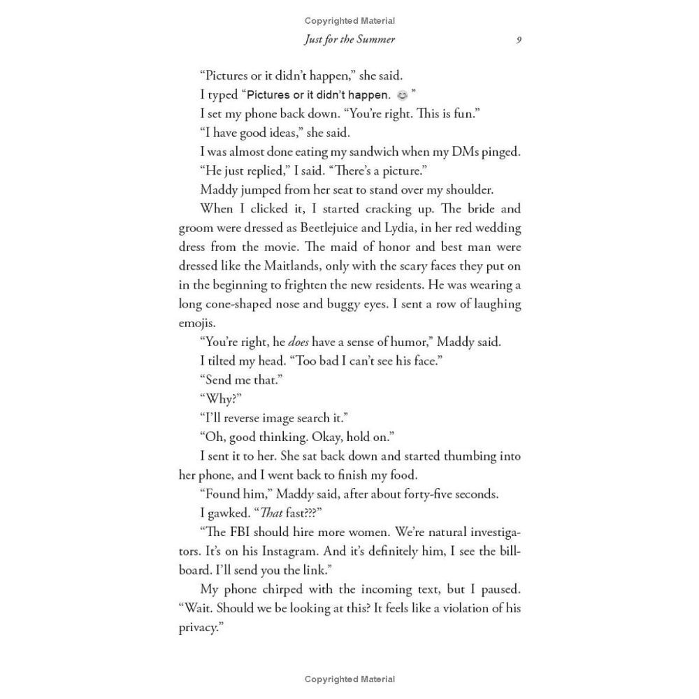 Книга на английском языке "Just For The Summer",  Abby Jimenez - 17