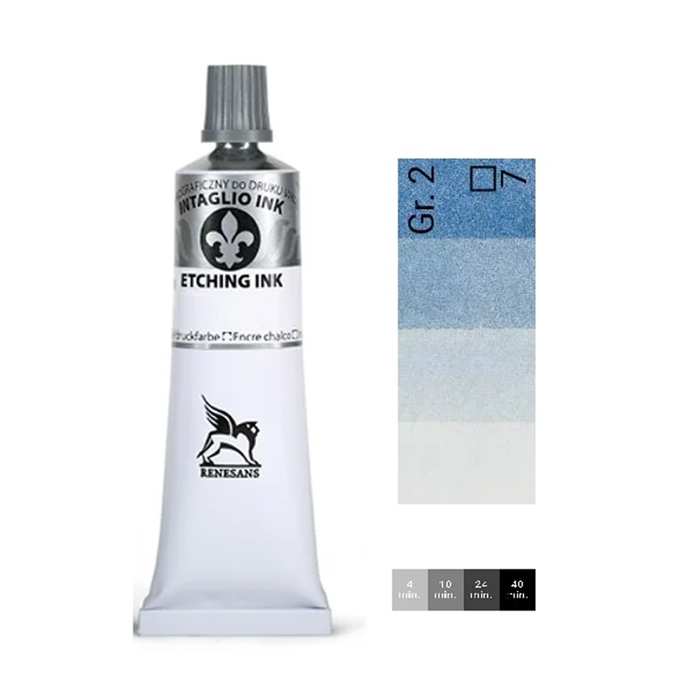 Краски для печати "Intaglio ink", 30 синий, 60 мл