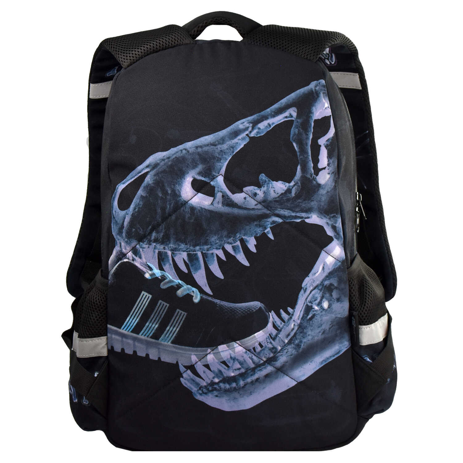 Рюкзак молодежный Феникс+ "Рентген"с уплотненной спинкой, черный - 3