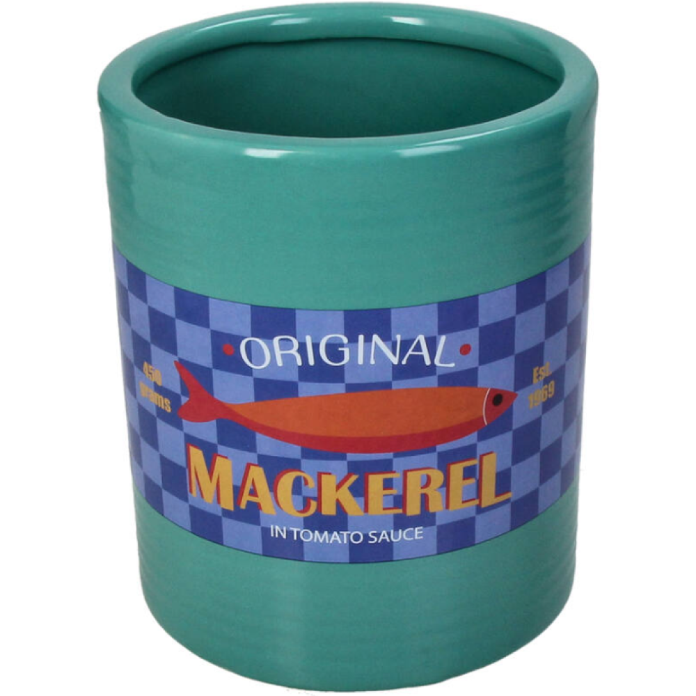 Кашпо "Mackerel", фаянс, разноцветный