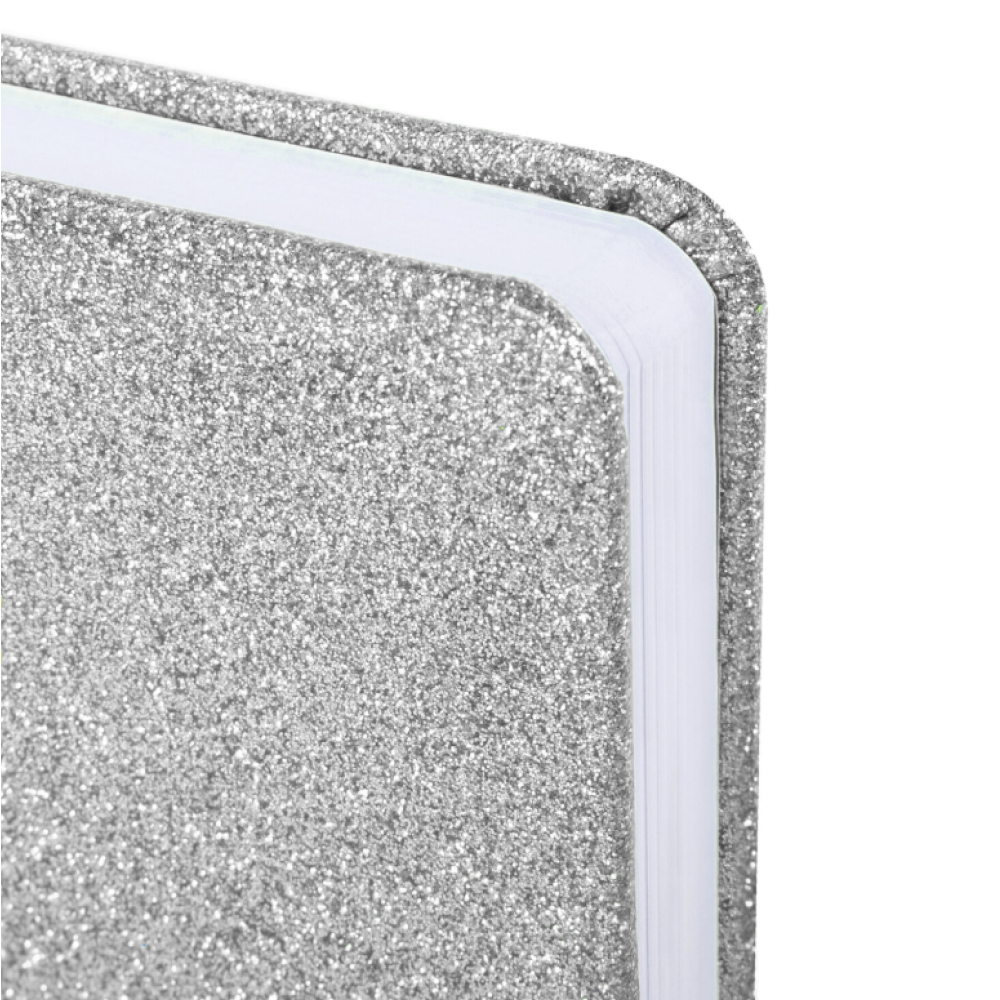 Ежедневник датированный "Sparkle", А5, 336 страниц, серебристый, 2026