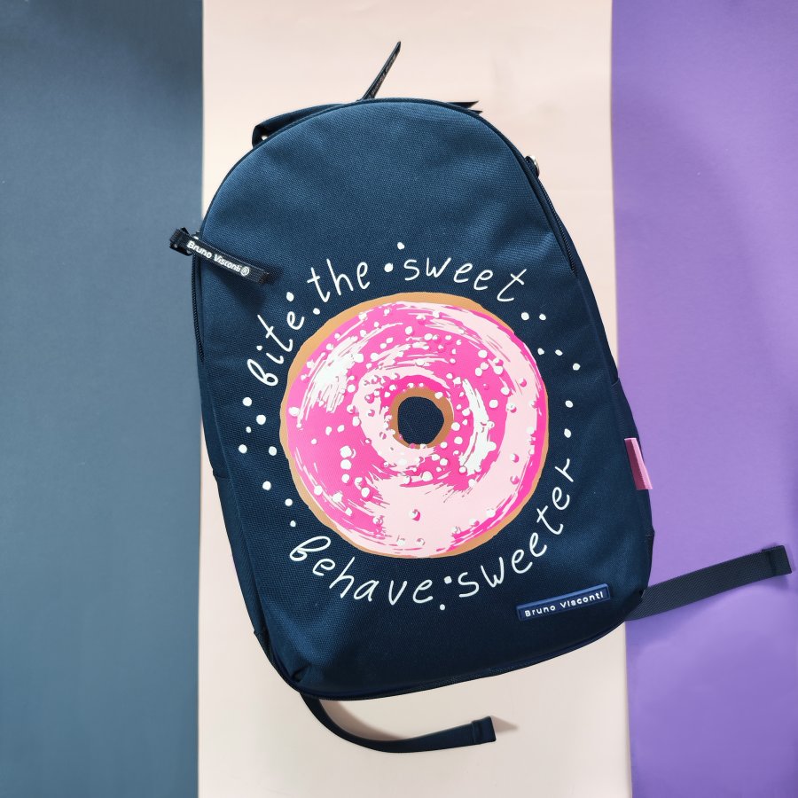 Рюкзак школьный Bruno Visconti "Donut", синий