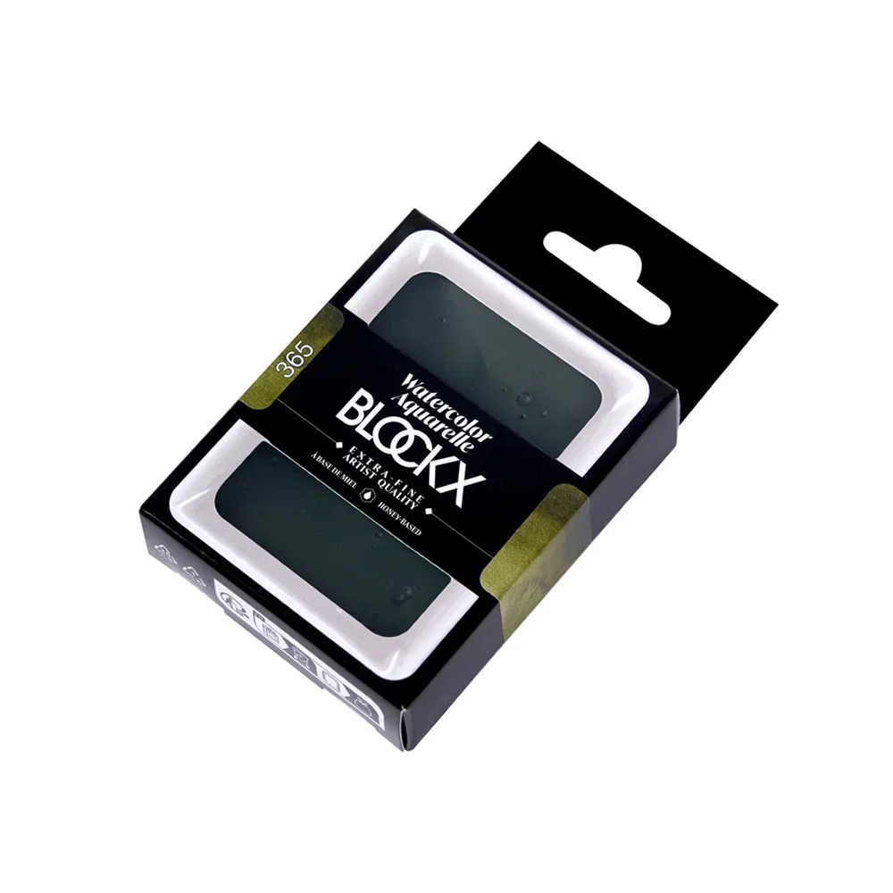 Краски акварельные "Blockx. Giant pan", 365 оливковый зеленый, 18 мл., кювета