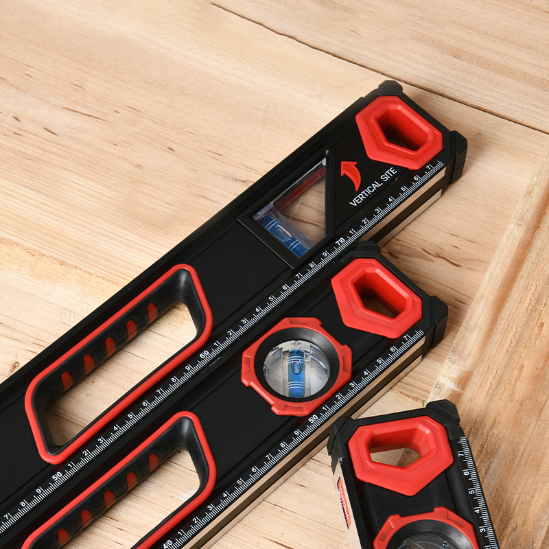 Уровень "Deli" 800 мм, с двойным обзором, пузырьковый - 3