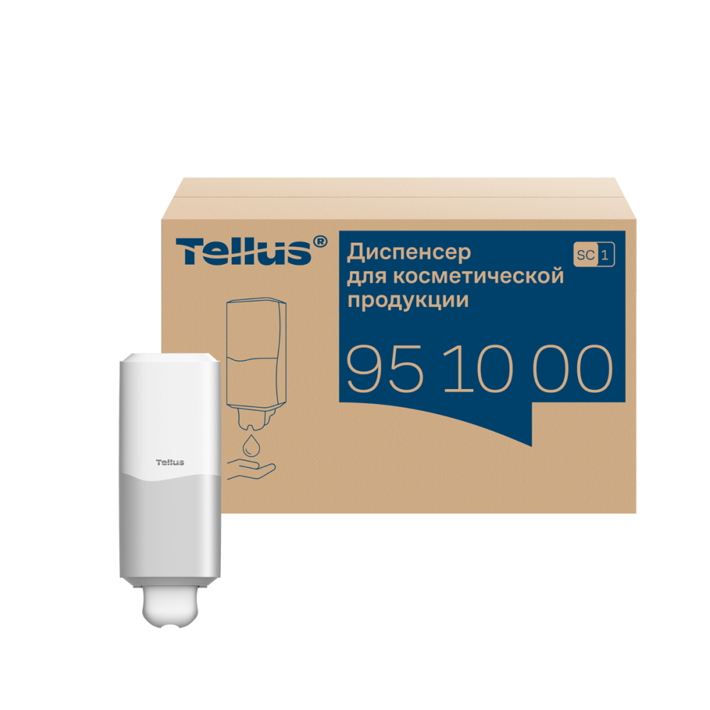 Диспенсер Tellus для косметической продукции, белый, SC1 - 3
