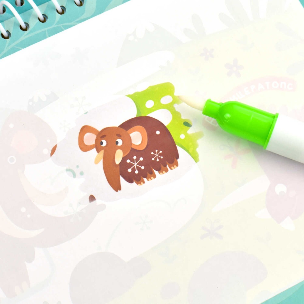 Раскраска водная многоразовая "Динозавры" - 5