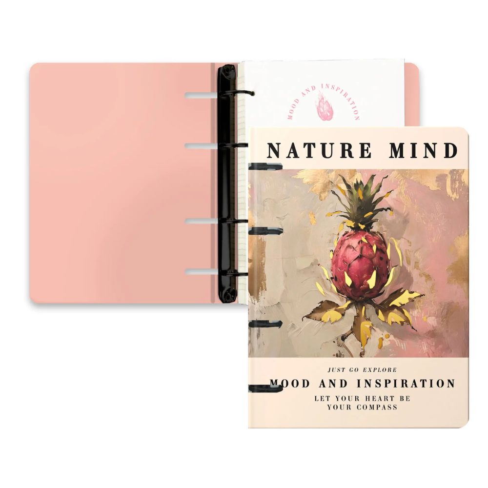 Тетрадь "Jane. Nature Mind", А4, 120 листов, клетка, на кольцах, бежевый