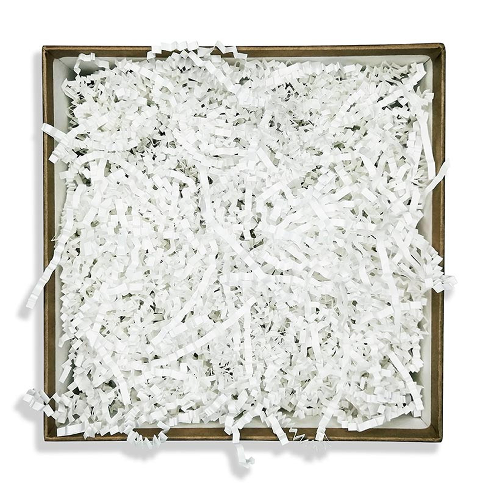 Наполнитель бумажный, гофрированный, 3 мм, 50 г, белый