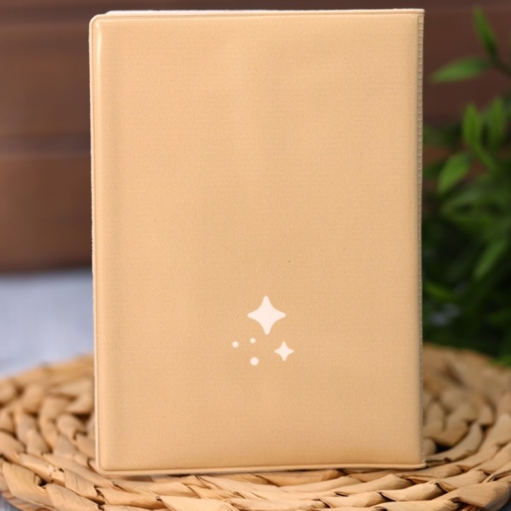 Обложка д/паспорта "Cat duck" ПВХ., бежевый