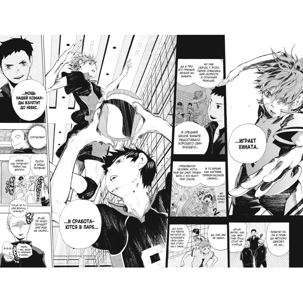 Книга "Волейбол! Книга 1. Хината и Кагэяма. Вид с высоты", Харуити Фурудатэ - 6