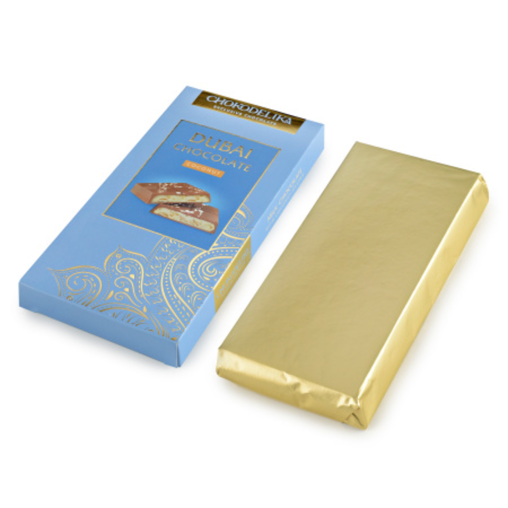 Шоколад молочный "Dubai Coconut", 180 гр