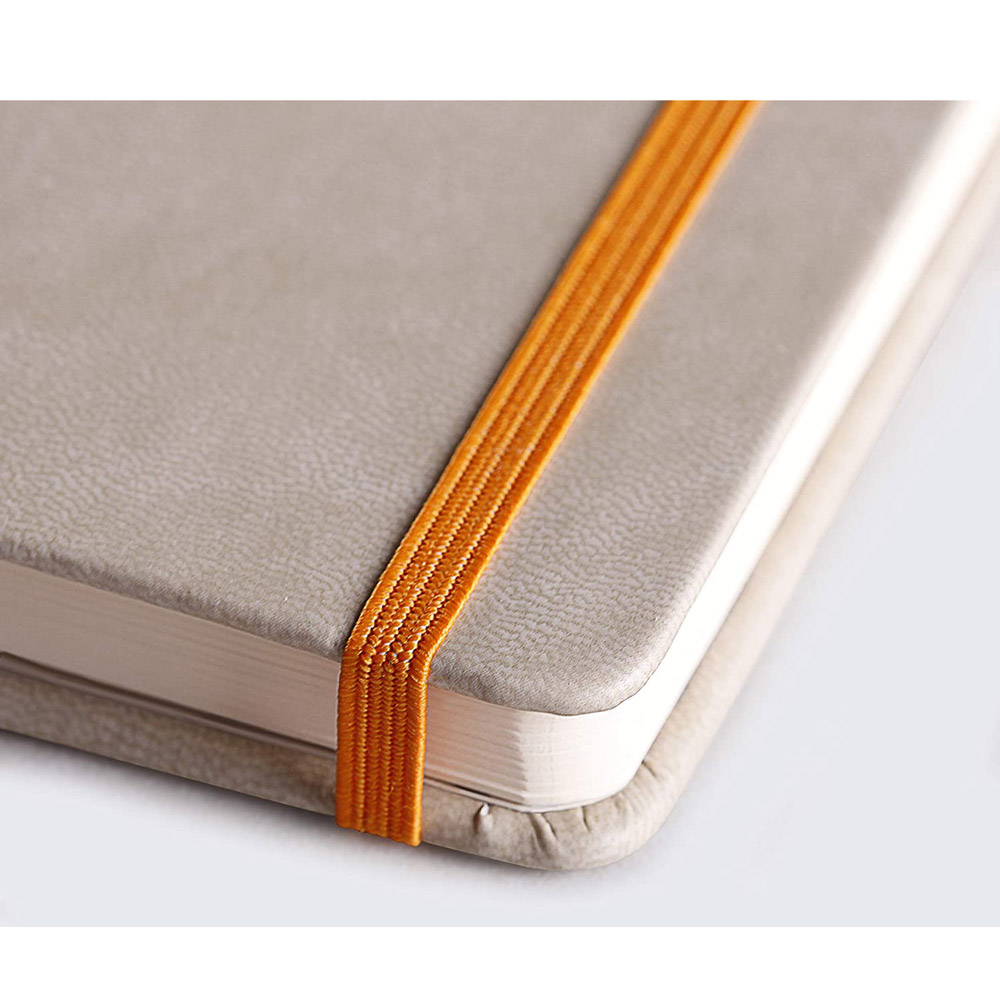 Блокнот "Rhodiarama" на резинке, A5, 96 листов, линейка, бирюзовый - 5