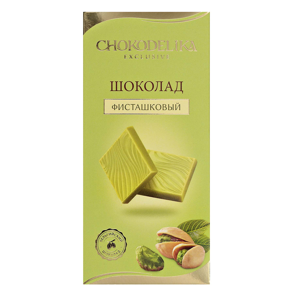 Шоколад белый "Фисташковый", 25 гр.
