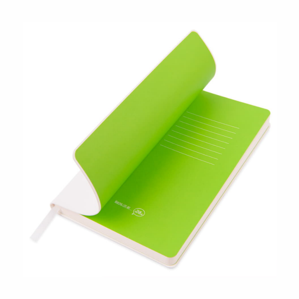 Блокнот «Color of Belarus. Pantone Ikra balotnaya», А5, 128 листов, в точку, белый, зеленый - 3