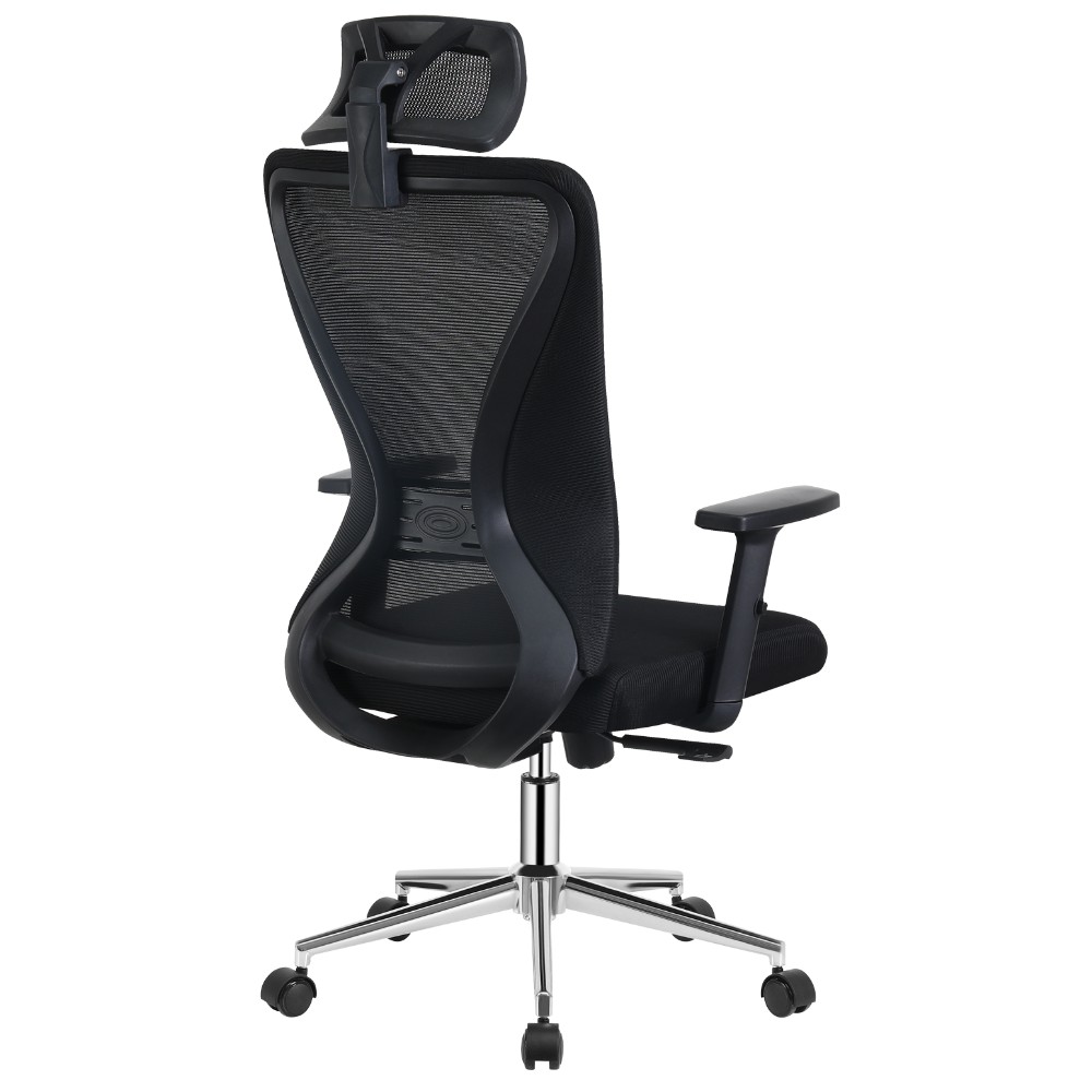 Кресло для руководителя EVERPROF "Joy", сетчатая ткань, металл, черный - 5