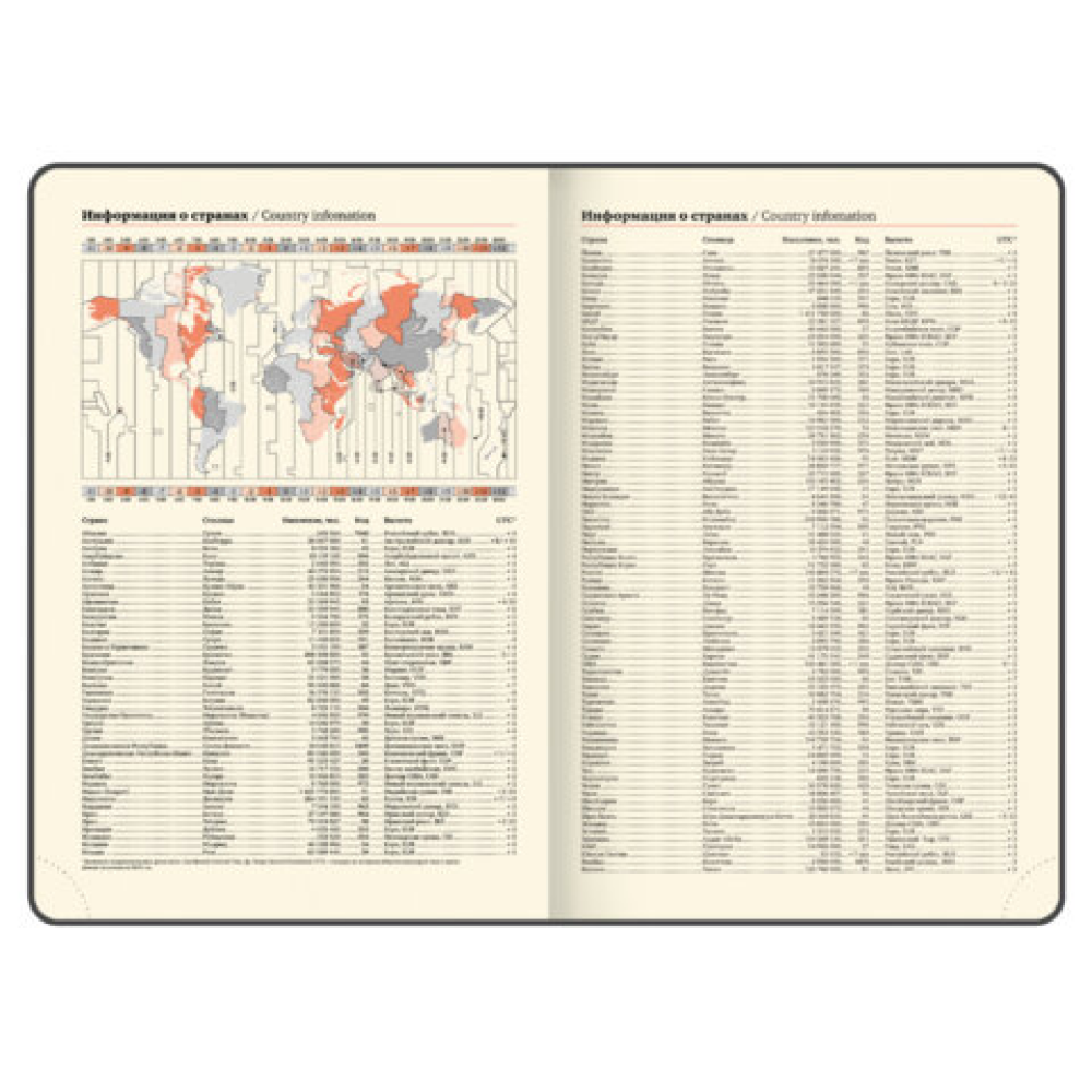 Ежедневник датированный "Iguana" на 2026 год, А4, 336 страниц, красный, срез золотой - 10