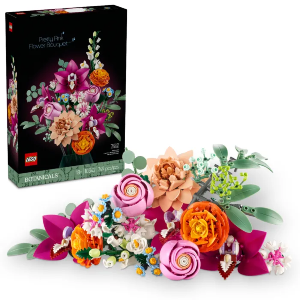 Конструктор "Lego", "Букет розовых цветов"  - 4