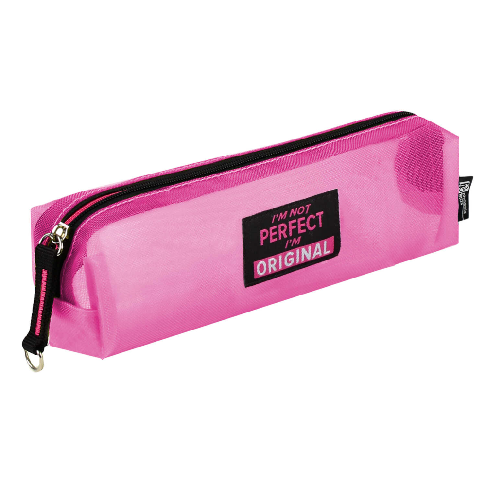 Пенал "Заяви о себе" 1 отделение, розовый