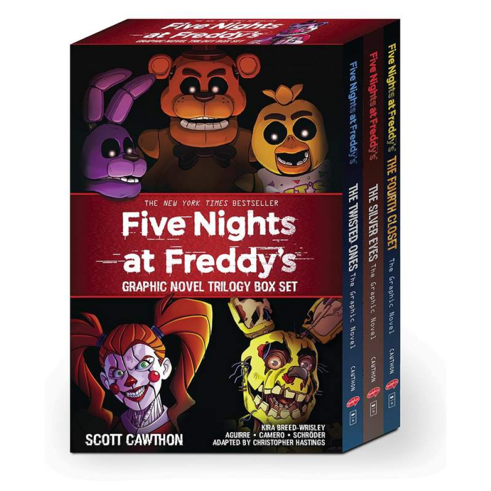 Комплект на английском языке "Five Nights at Freddy's Graphic Novel Trilogy Box Set", Scott Cawthon, Elley Cooper