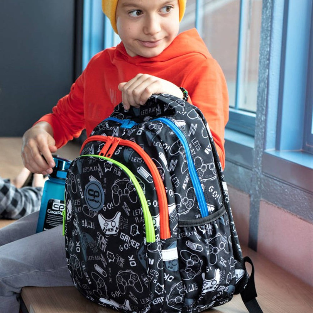Рюкзак школьный CoolPack "Dino adventure", желтый - 7