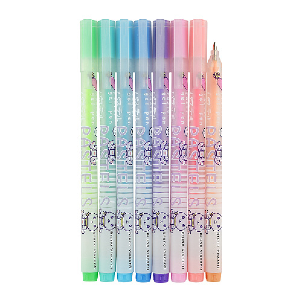 Набор гелевых ручек "Pastels. Kawaii Animals", 8 шт, разноцветный - 3