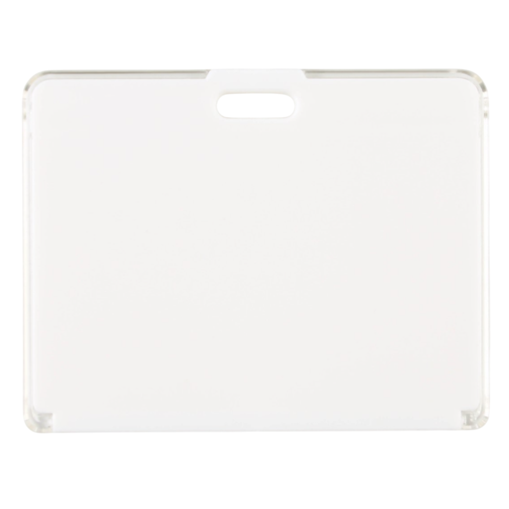 Чехол для бейджа "Геометрия", белый