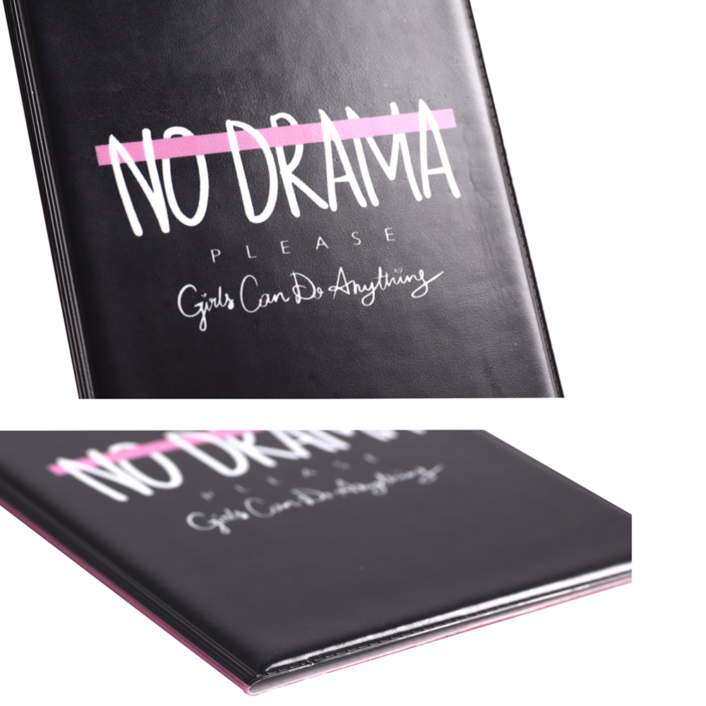 Обложка для паспорта "No Drama", черный - 3