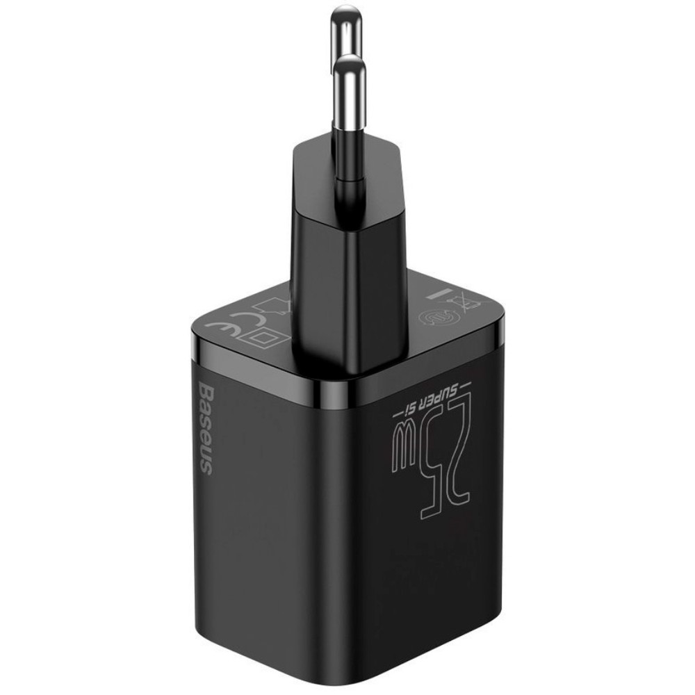 Сетевое зарядное устройство Baseus "TZCCSUP-L01", Super Si Quick Charger Type-C 25W, черный