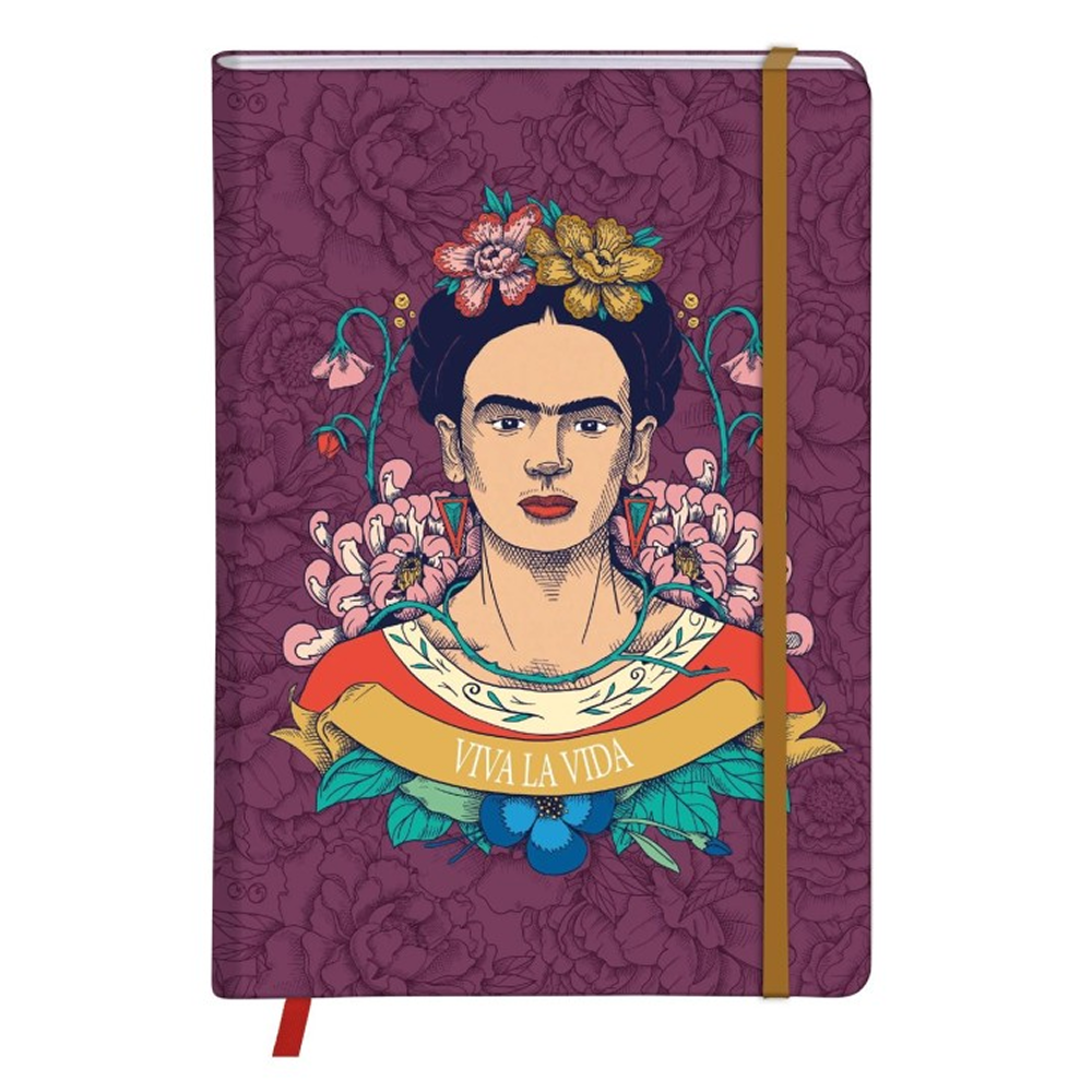 Блокнот "Frida Kahlo", А5, 80 листов, линейка, ассорти