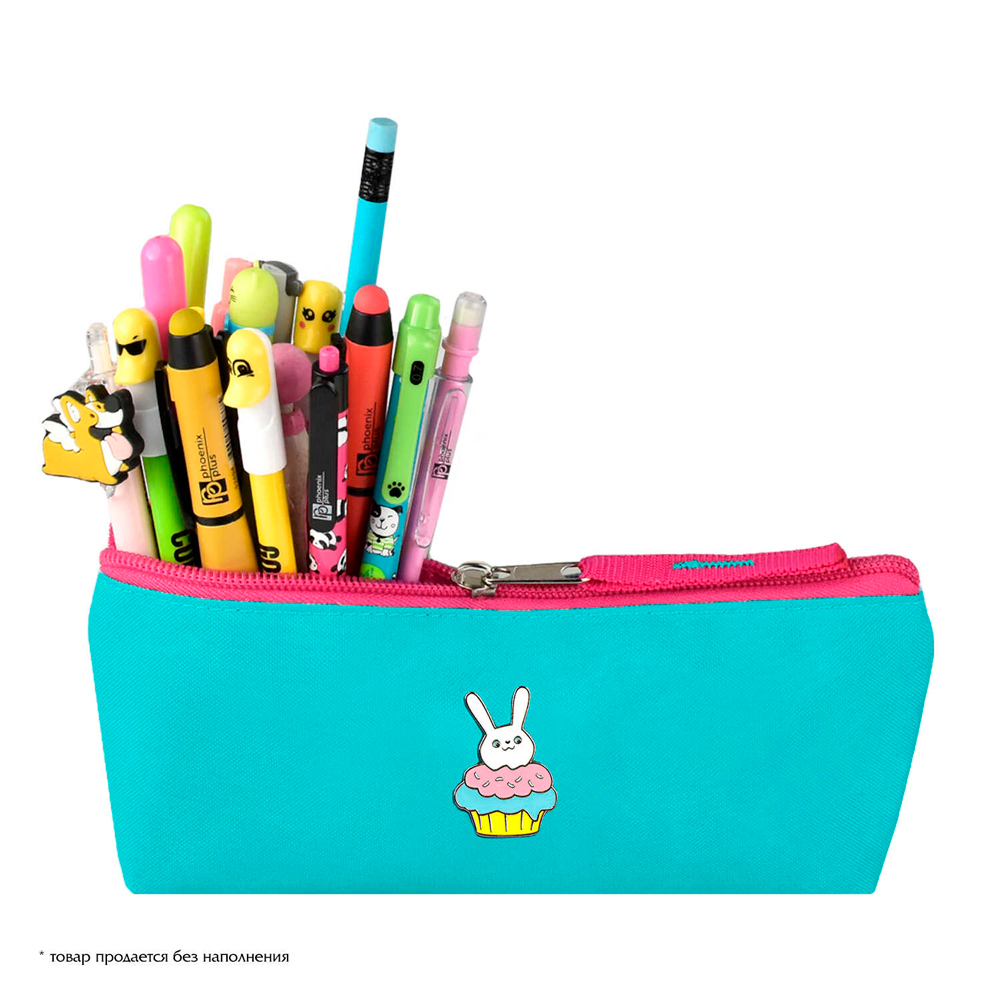Пенал "Зайка капкейк", 1 отделение - 4