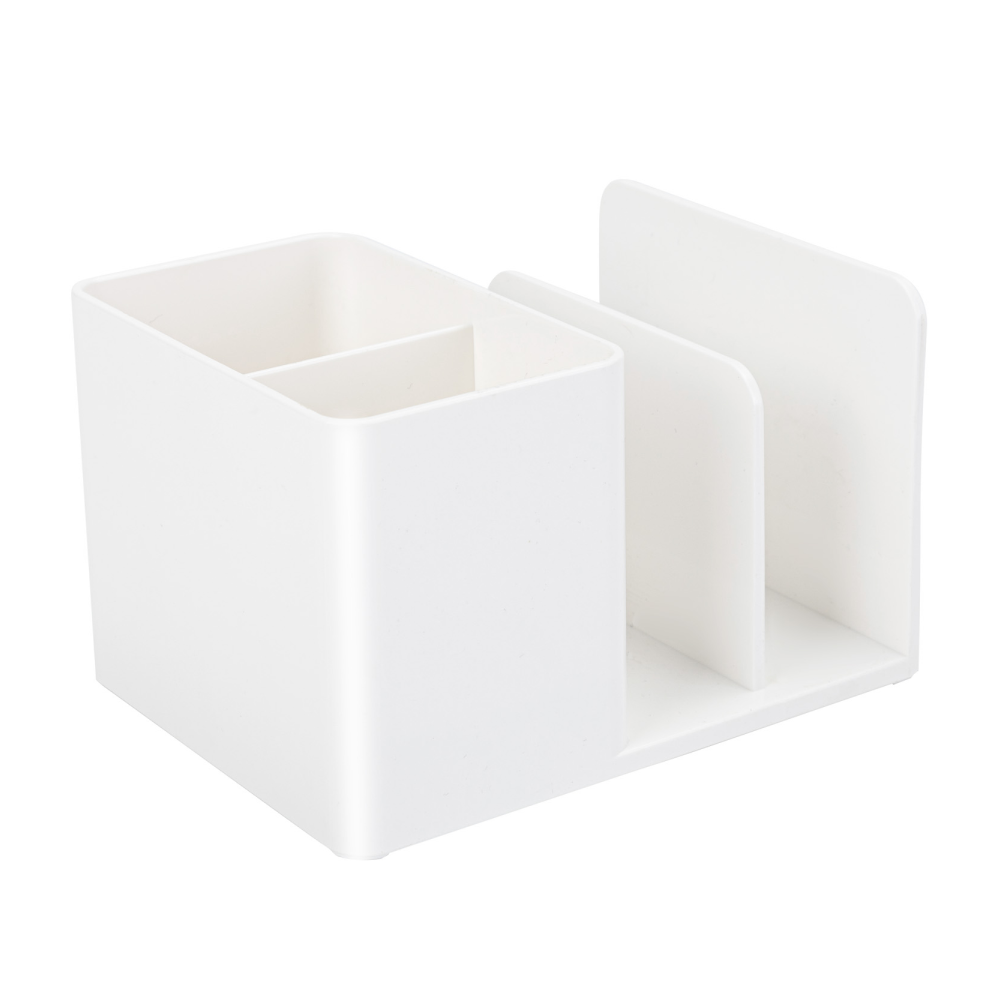 Подставка для канцелярских мелочей "NuSign", пластик, белый