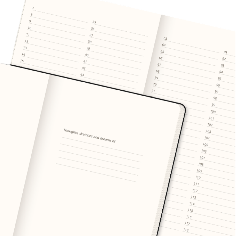 Ежедневник датированный Castelli Milano "Teatro cream", A5, 384 страницы, телесный, срез золотистый - 5