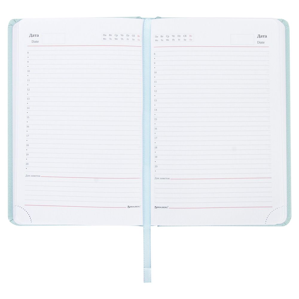 Ежедневник недатированный "Profile", А5, 136 страниц, мятный