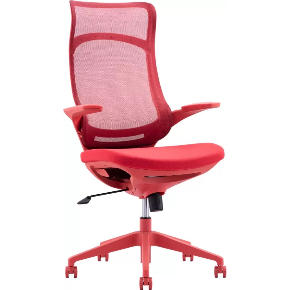 Кресло для руководителя EVERPROF Spirit, сетка, красный