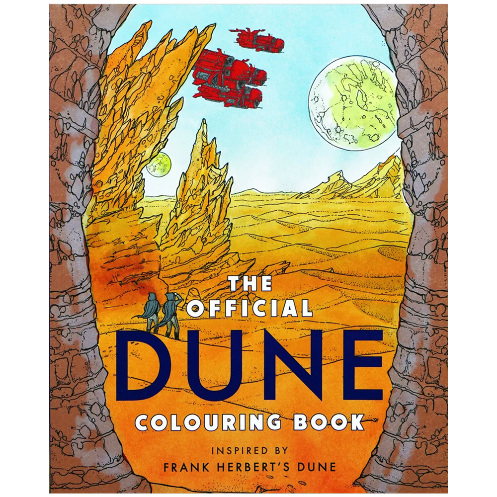 Раскраска на английском языке "Colouring Book. The Official Dune"