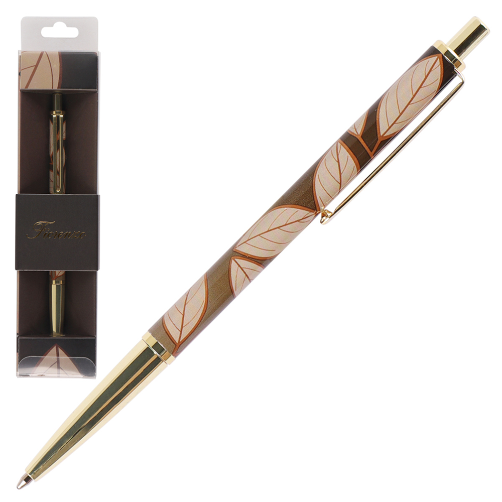 Ручка шариковая автоматическая "Грация", 0.7 мм, металл, бежевый, стерж. синий