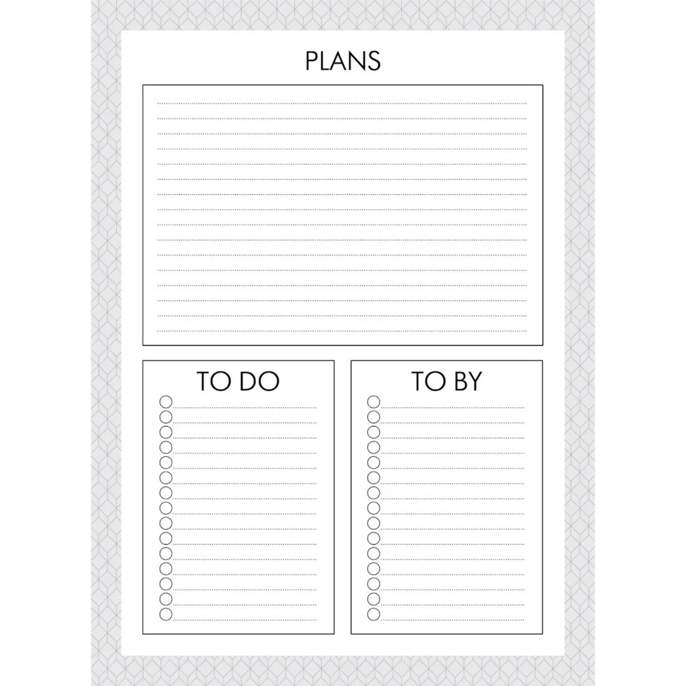 Планер настольный "Check list 2. No 3", 16*22 см, 55 листов, серый