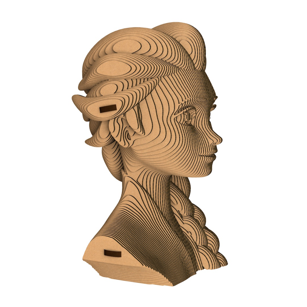 Пазл картонный 3D "Бюст Эльза" - 5