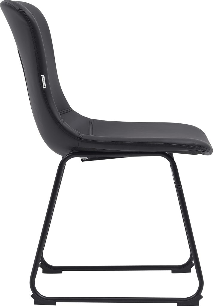 Кресло д/посетителей EVERPROF Expo CF экокожа, черный  - 3