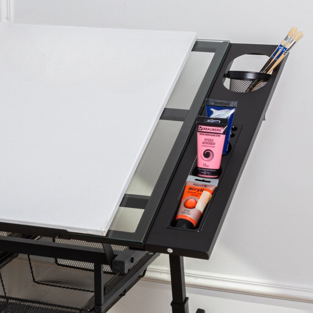 Стол для черчения и рисования "SoulArt 192909", стекло, с реryлировкой столешницы - 3