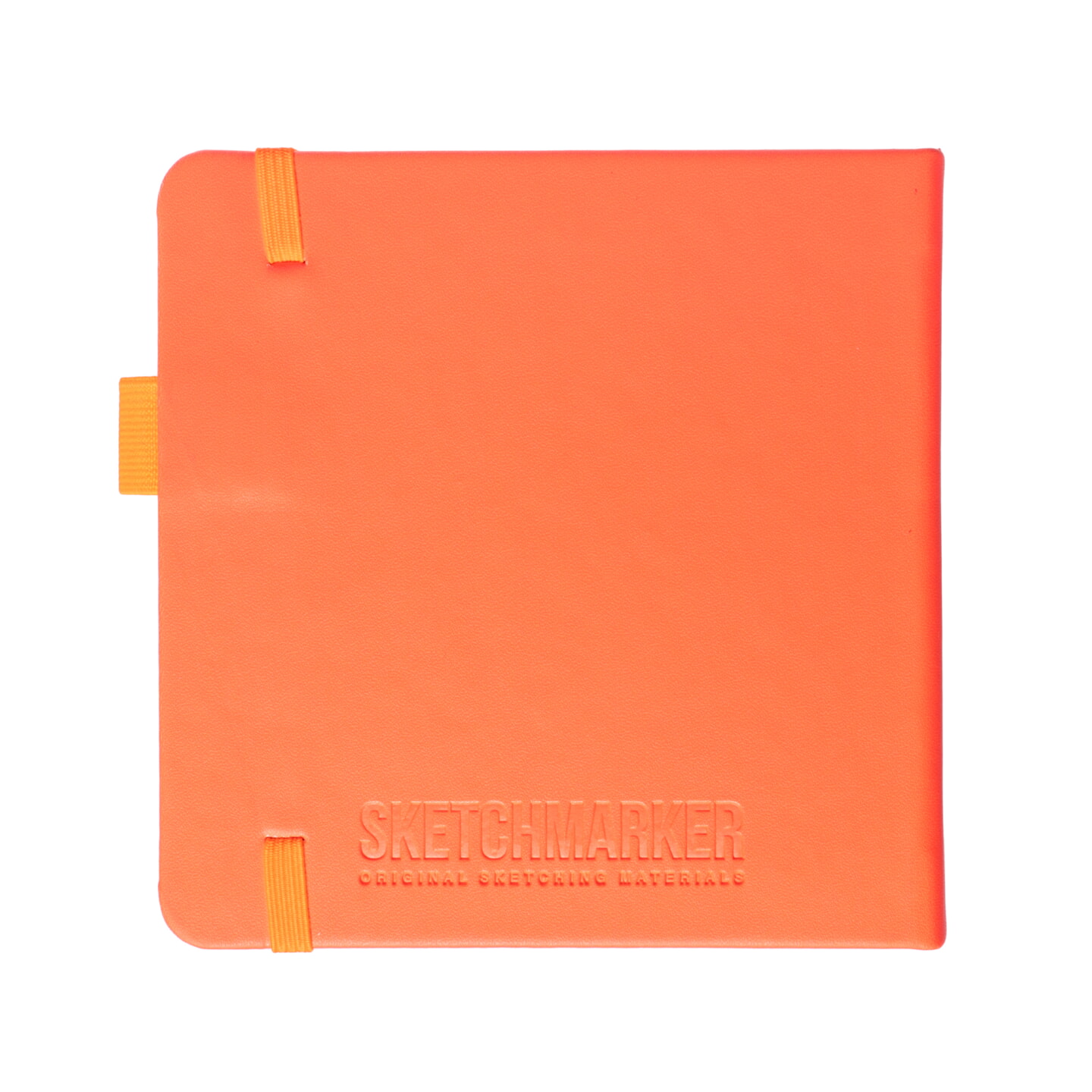 Скетчбук "Sketchmarker", 12x12 см, 140 г/м2, 80 листов, неоновый коралл