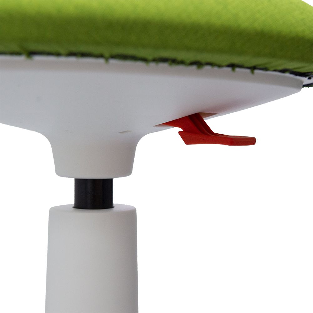 Стул для активного сиденья Cloud, пластик, белый, зеленый - 3