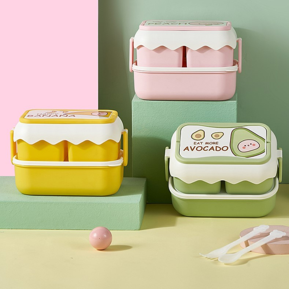 Контейнер д/еды "I love Peach", розовый - 9