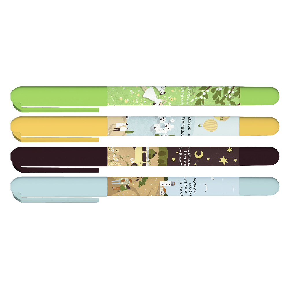 Ручка шариковая "Soul", 0.7 мм, стерж. синий, ассорти